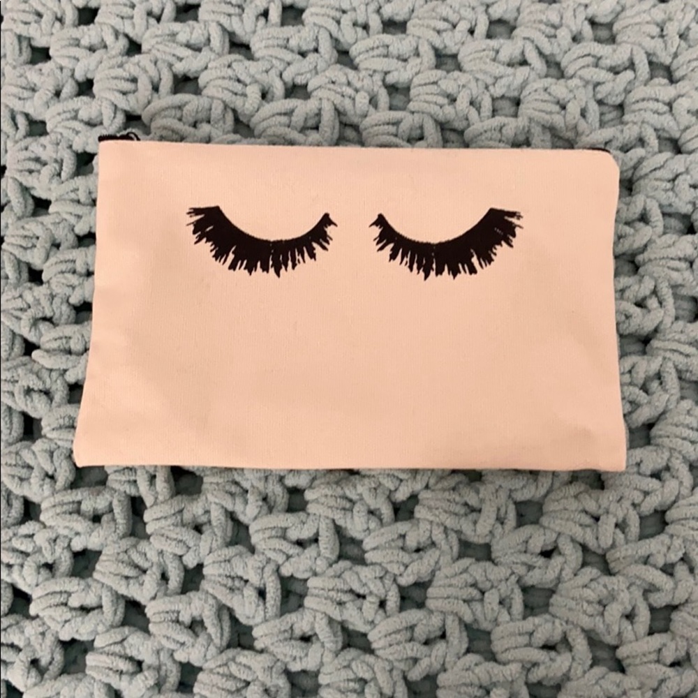 Makeup Bag with Eyelashes